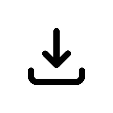 Download icon load vector isolated on background. Trendy sweet symbol. Pixel perfect. illustrationのイラスト素材