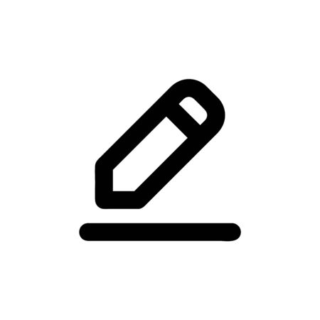 Edit icon pencil vector isolated on background. Trendy sweet symbol. Pixel perfect. illustrationのイラスト素材