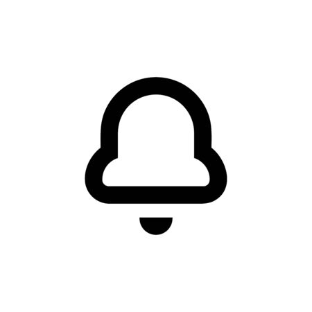 Notification icon alert vector isolated on background. Trendy sweet symbol. Pixel perfect. illustration 10. - Vectorのイラスト素材