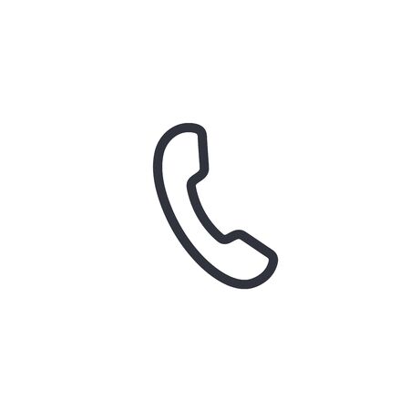 Call vector icon, phone symbol. Simple, flat design for web or mobile appのイラスト素材
