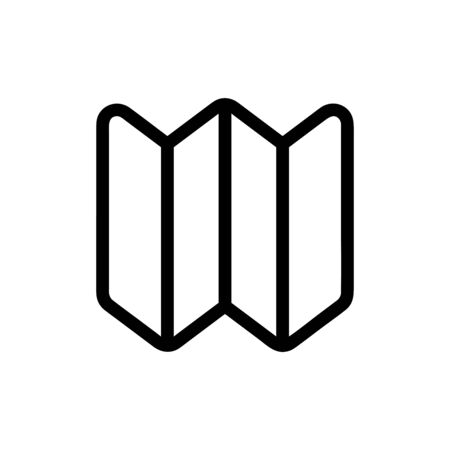 Map vector icon, global symbol. Simple, flat design for web or mobile appのイラスト素材