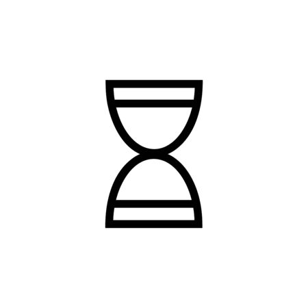 Timer vector icon, deadline symbol. Simple, flat design for web or mobile appのイラスト素材