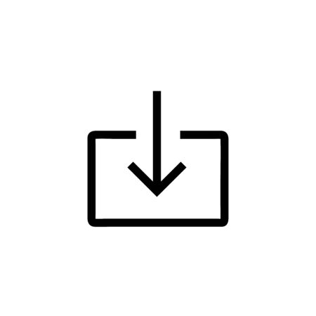 Import vector icon, web symbol. Simple, flat design for web or mobile appのイラスト素材