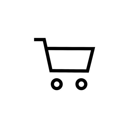 Purchase vector icon, cart symbol. Simple, flat design for web or mobile appのイラスト素材