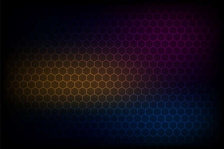 Creative geometric wallpaper. Trendy gradient shapes compositionのイラスト素材