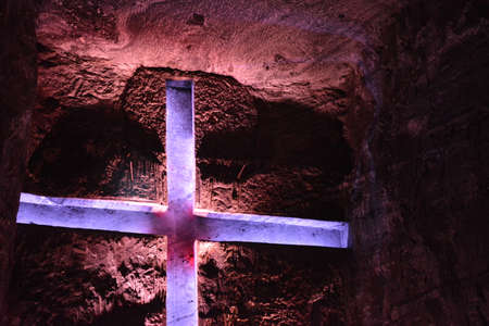 Salt Cathedral of Zipaquira Cundinamarcaのeditorial素材