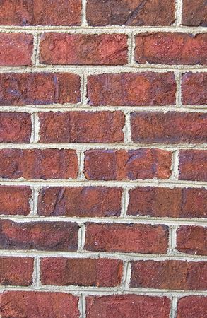 Close up background of a brick wall.