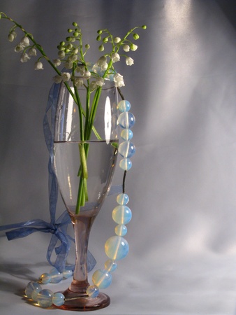 lilies of the valley の写真素材