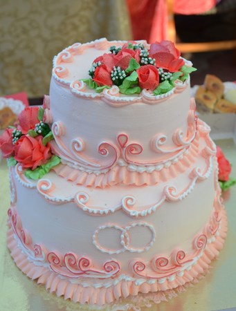 wedding cakeの写真素材
