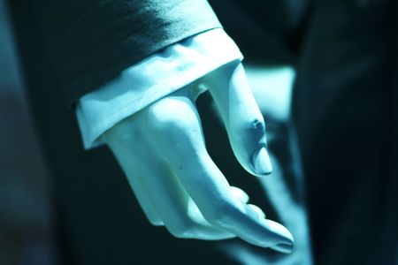 Closeup shot of a section of a mannequin.の写真素材