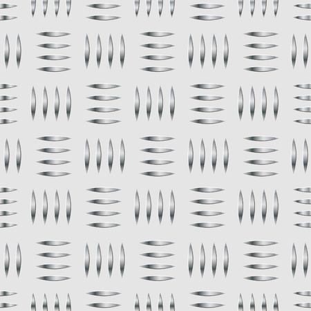Vector - Diamond shaped brushed metal plate. Seamless matched border.のイラスト素材