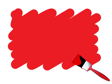 Vector - Grunge scribble of a paint brush for text background.のイラスト素材
