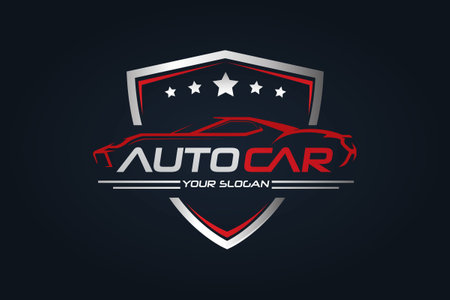Car Garage Premium Concept Logo Designのイラスト素材