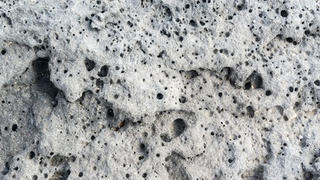 close up of lava rock