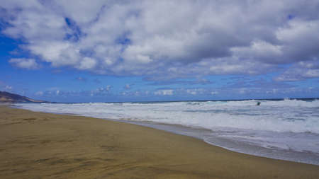 beach in the south of Fuerteventura in Cofete - Playa de Cofete