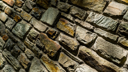 brick wall in the city of Mainz