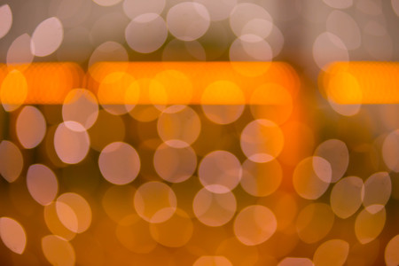 Lights blurred bokeh backgroundの写真素材
