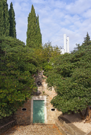 The Church of the Annunciation in Tivat city, Montenegroの写真素材