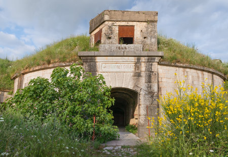 Austro-Hungarian fortresses of Montenegro. Thurmfort Gorazda. Main entrance.