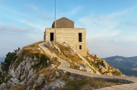 Njegos Mausoleum in Lovcen National Park. Montenegroの写真素材