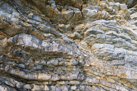 Texture of the coastal cliff in Montenegroの写真素材