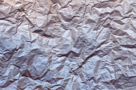 Brown old crumpled paper. Texture, backgroundの写真素材