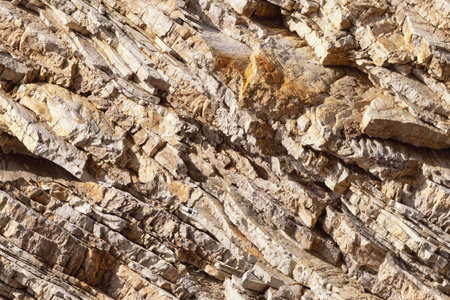 Seamless stone background, texture of sheer cliff.  Balkan mountainの写真素材