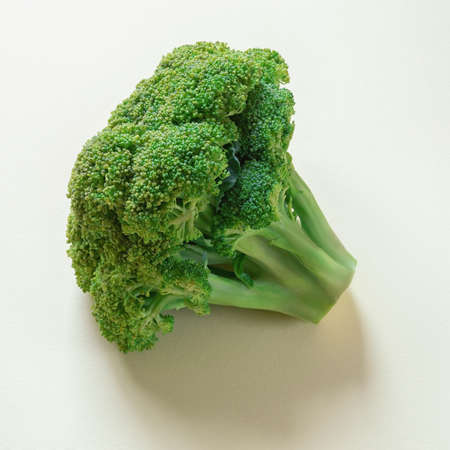 Green  vegetables.  Fresh raw broccoli on table. Copy spaceの写真素材
