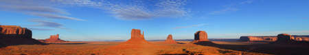 Dramatic panoramic view of Artist Point at Monument Valley