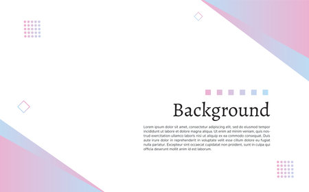 Template banner. Gradient colour. Abstract Vector illustration isolated on white backgroundのイラスト素材