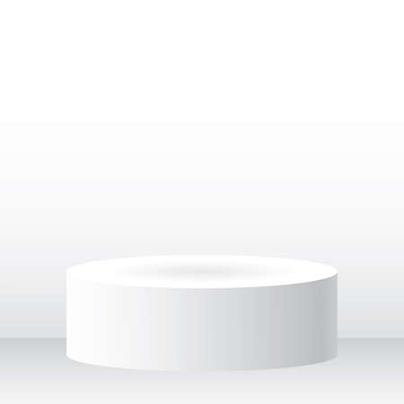 3d vector illustration. Product scene isolated on white backgroundのイラスト素材