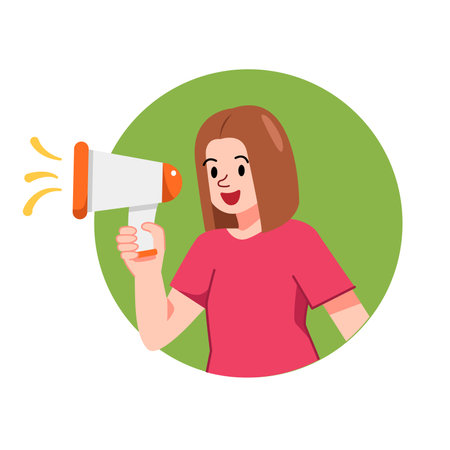 Announce promotion offer. Recruiting announcement. We are hiringのイラスト素材