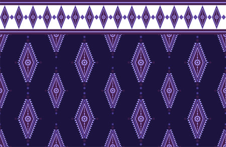 Abstract geometric ethnic seamless pattern background for wrapping, fabric, pillow, clothing, carpet, wallpaper, batik, illustration, print, curtainのイラスト素材