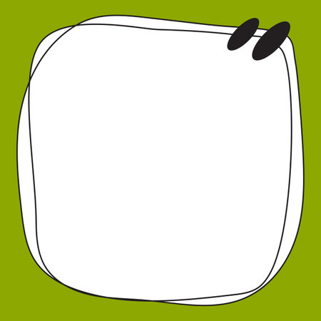 Frame memo with colorful for element, note and postのイラスト素材