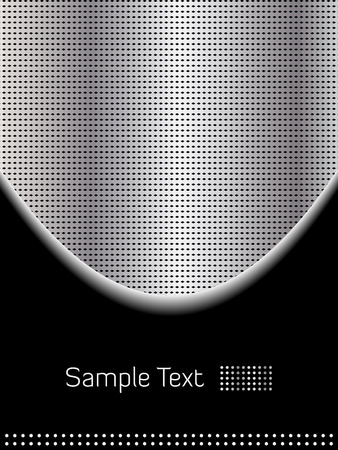 Abstract shiny chrome and black background with room for copyのイラスト素材