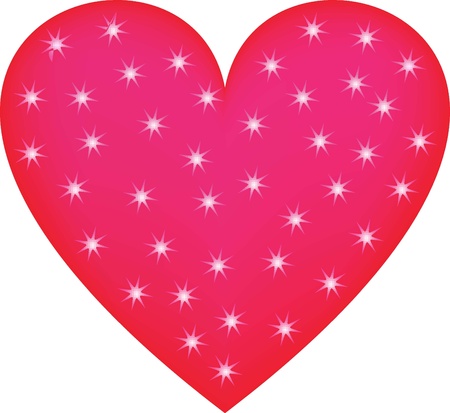Red heart. のイラスト素材
