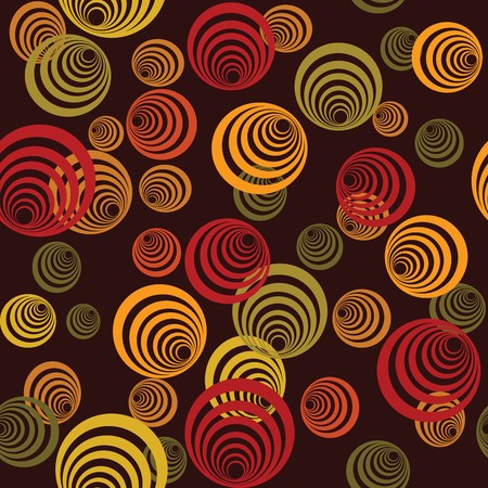 Retro pattern with circlesの写真素材