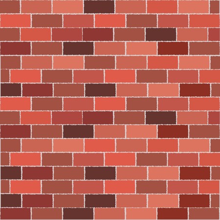 Brick wall with different color tonesの写真素材