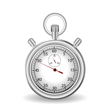 Stop watch, no meshes or transparenciesの写真素材