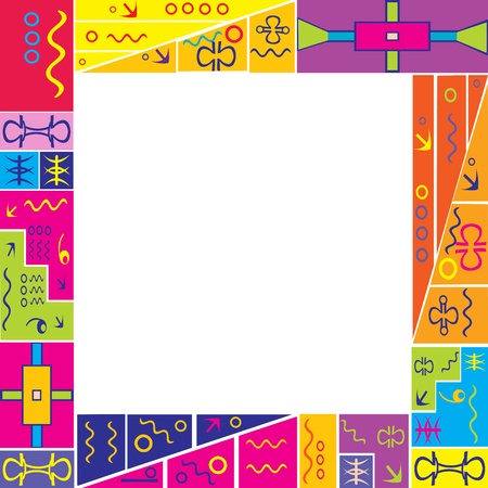 Colored frame for childrenのイラスト素材