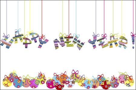 Happy new year backgroundのイラスト素材