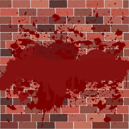 Bricks full of bloodのイラスト素材