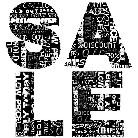 Sale word written with promotional advertisingのイラスト素材