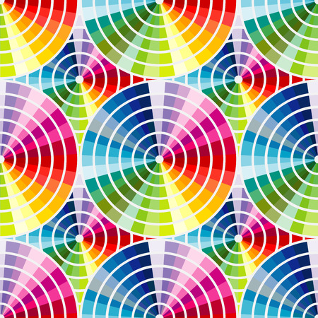 Color round palettes samples seamless backgroundのイラスト素材