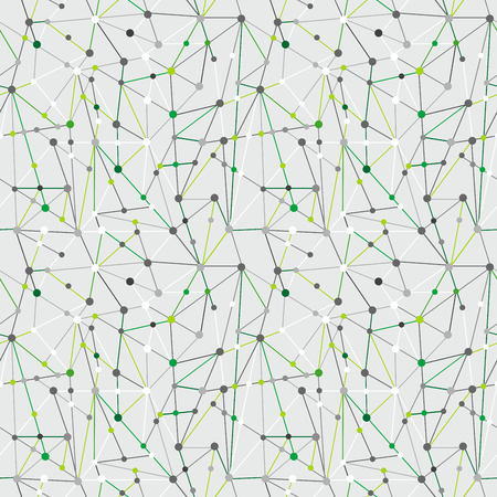 Abstract network with dots and lines, seamless backgroundのイラスト素材