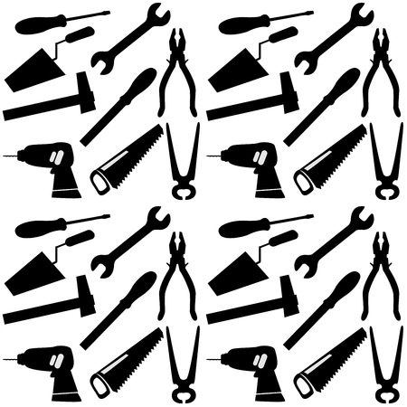 Background with home repairs toolsのイラスト素材