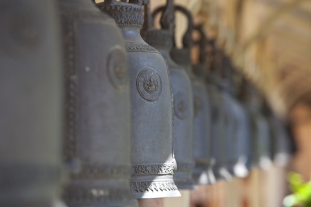 row of old bellのeditorial素材