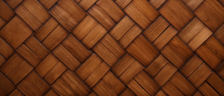 Bamboo weave texture background for interior decoration and exterior decoration concept design.の素材
