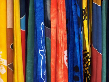 Textiles Of Many Colorsの写真素材