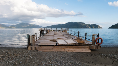 Beach at Marmarisの写真素材